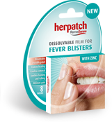 Dissolvable patch against fever blisters
